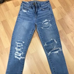 American eagle jeans with no rips